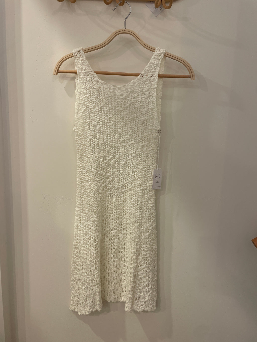 Crochet Low Back Mini Dress