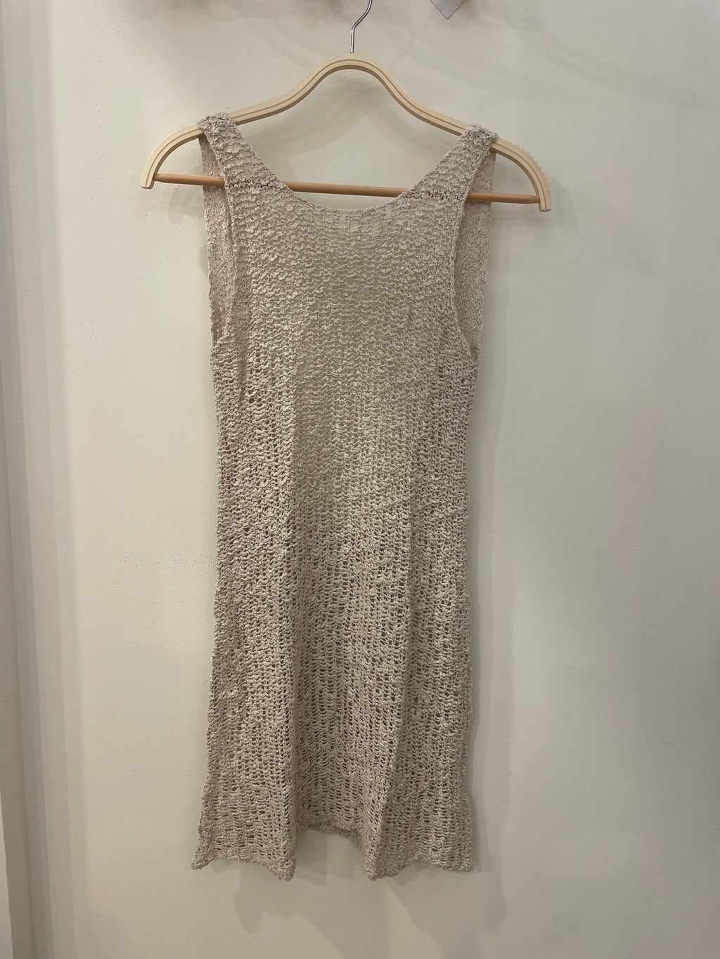 Crochet Low Back Mini Dress