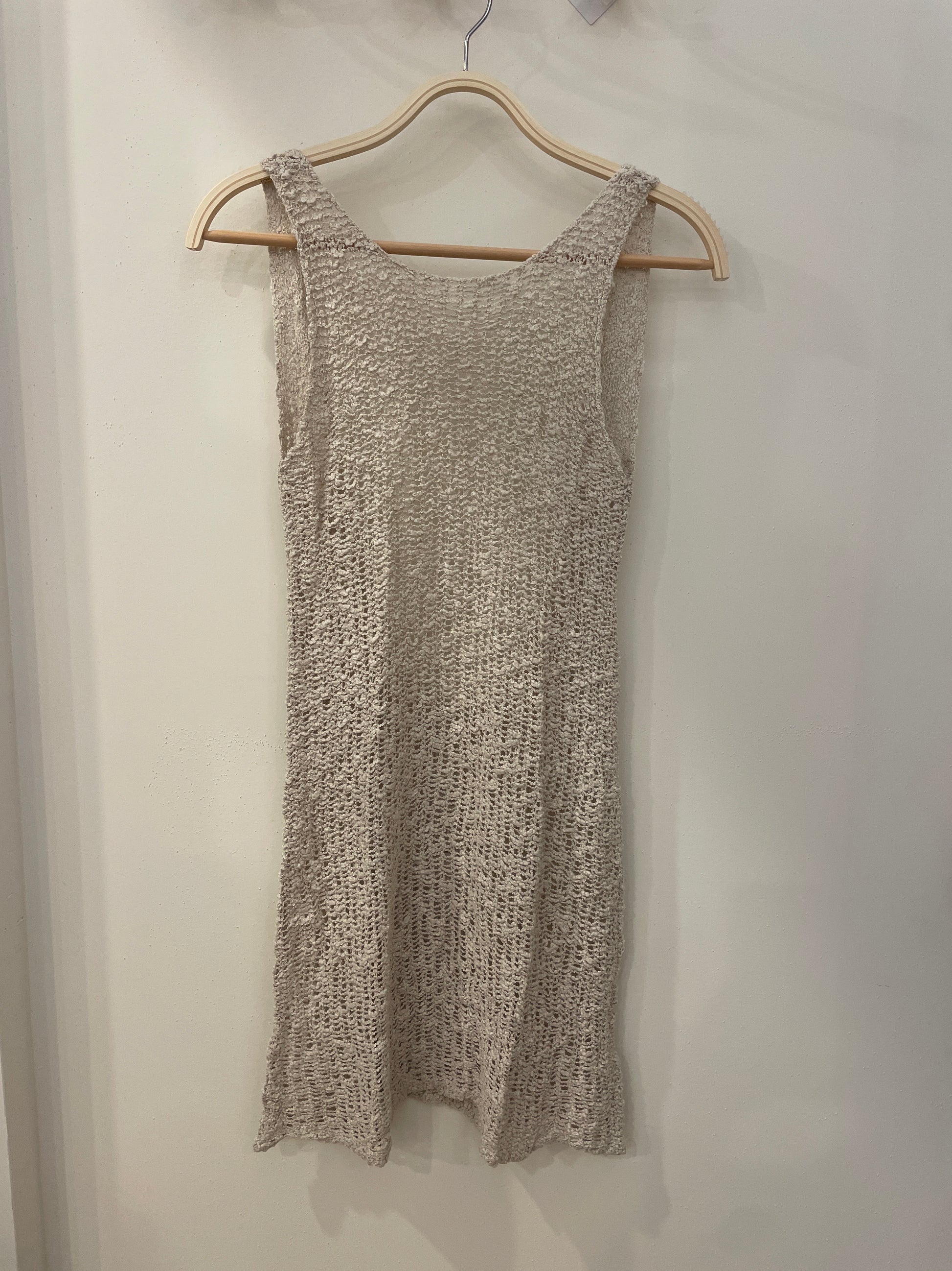 Crochet Low Back Mini Dress