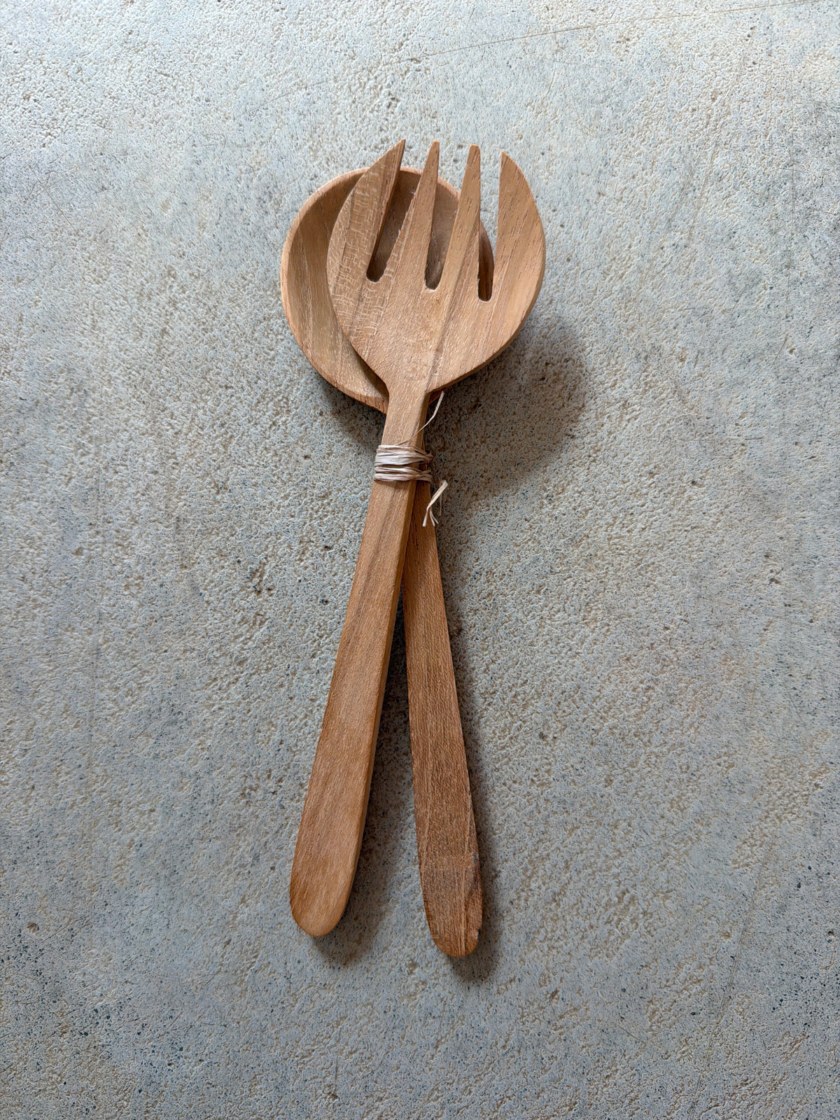 Teak Wood Salad Tossers