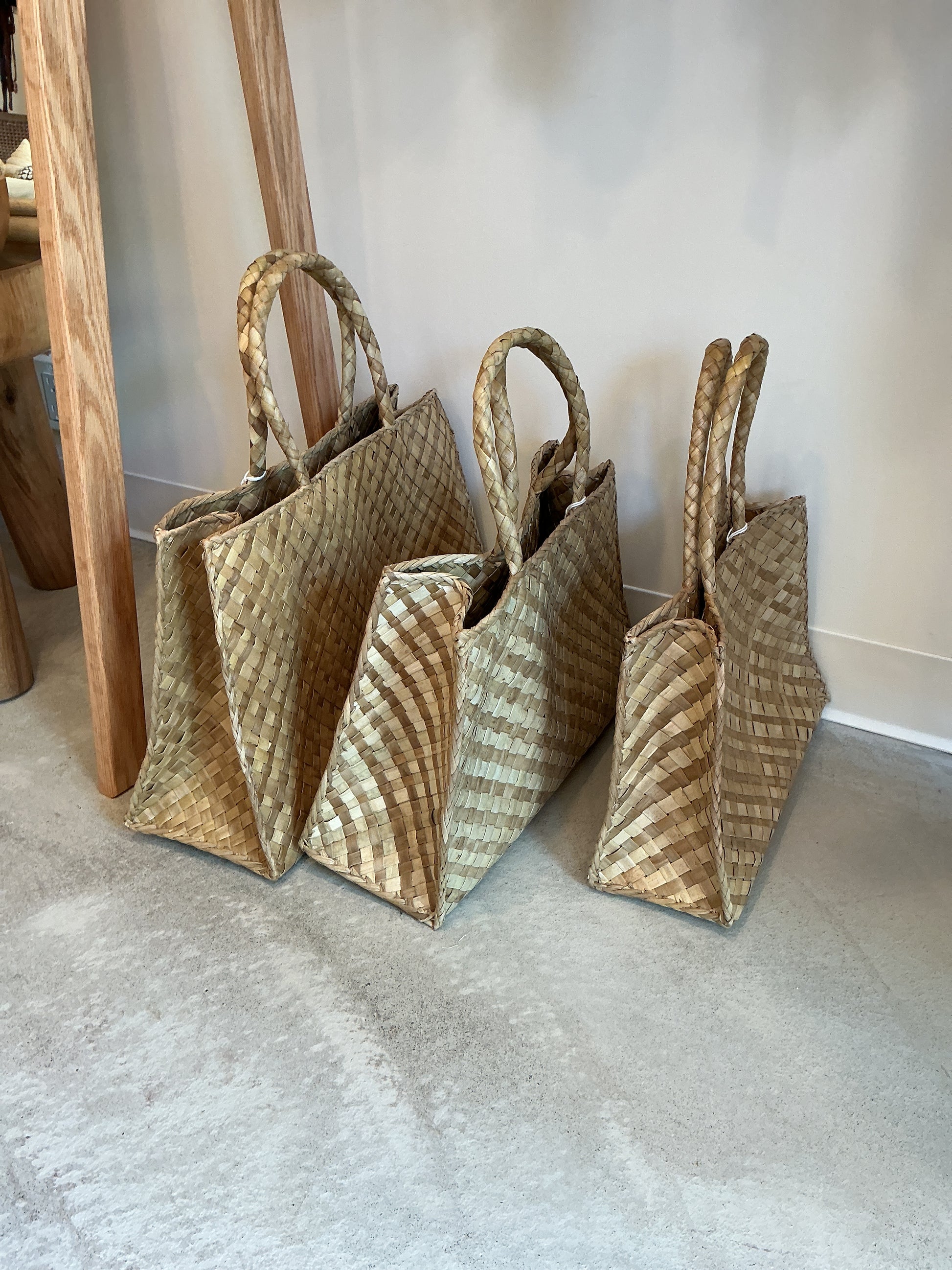 Woven Lauhala Beach Bag