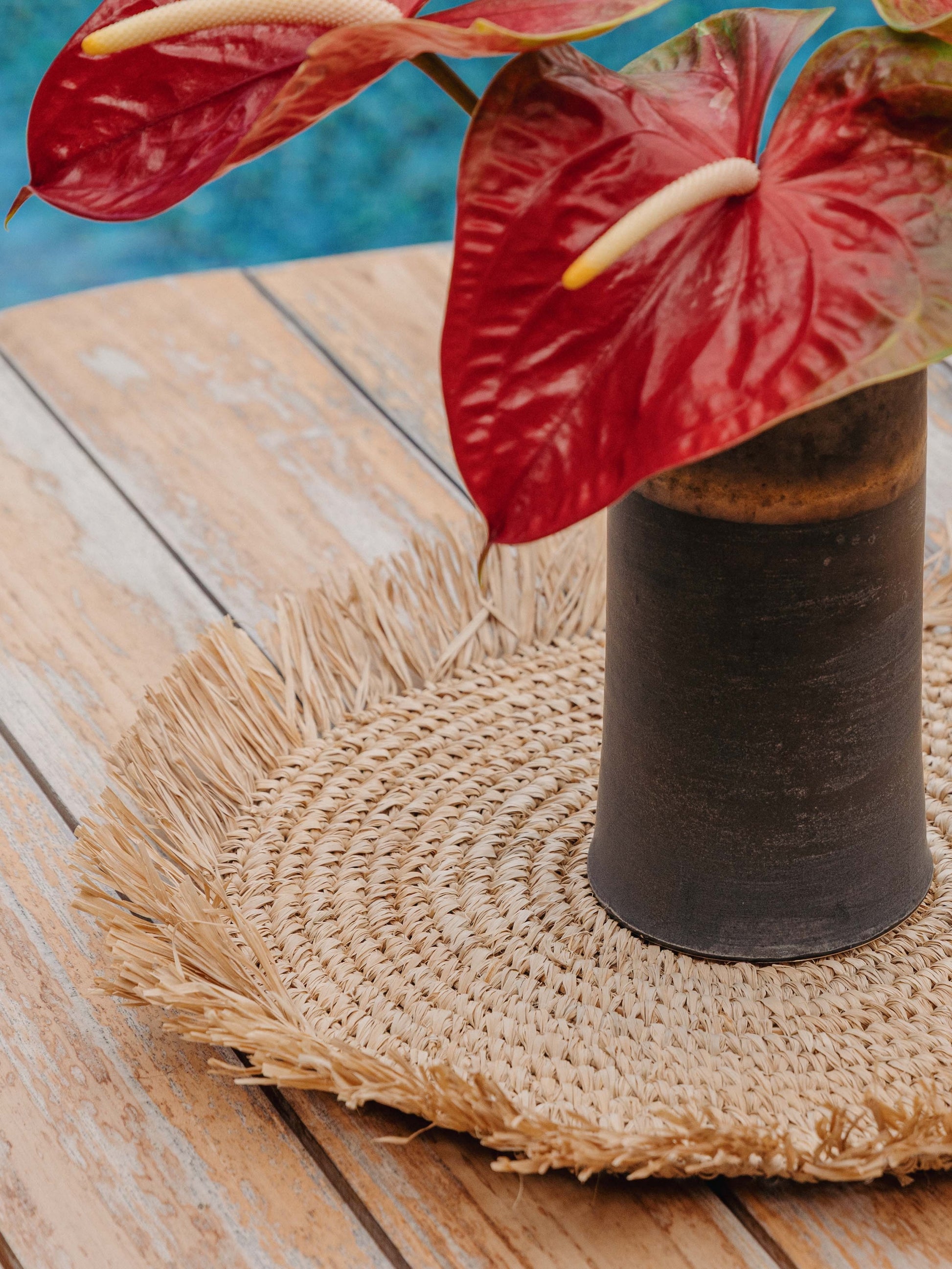 Raffia Fringe Placemat