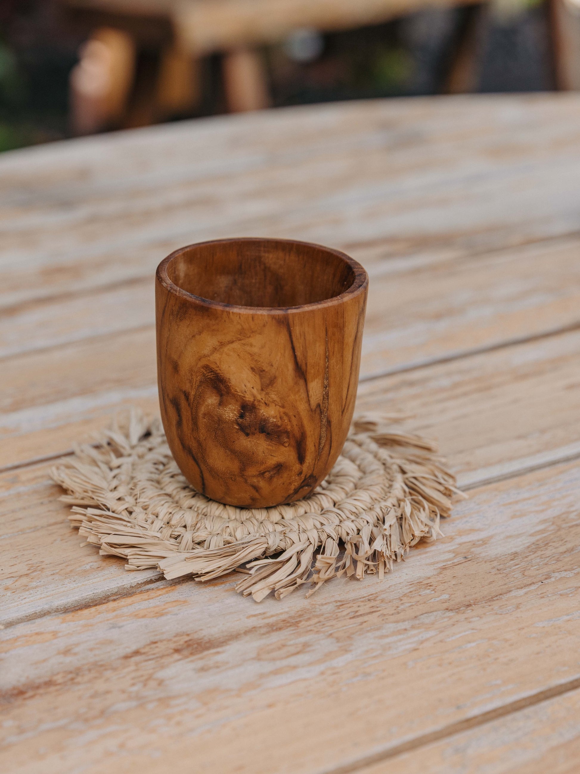 Teak Wood Cup