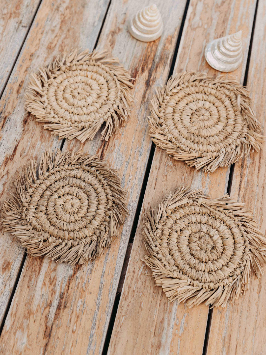 Raffia Fringe Coaster