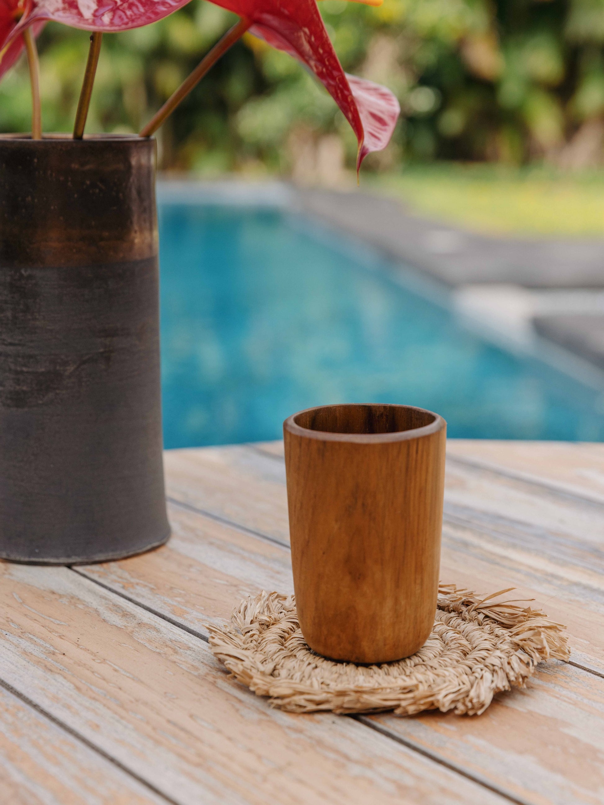 Raffia Fringe Coaster