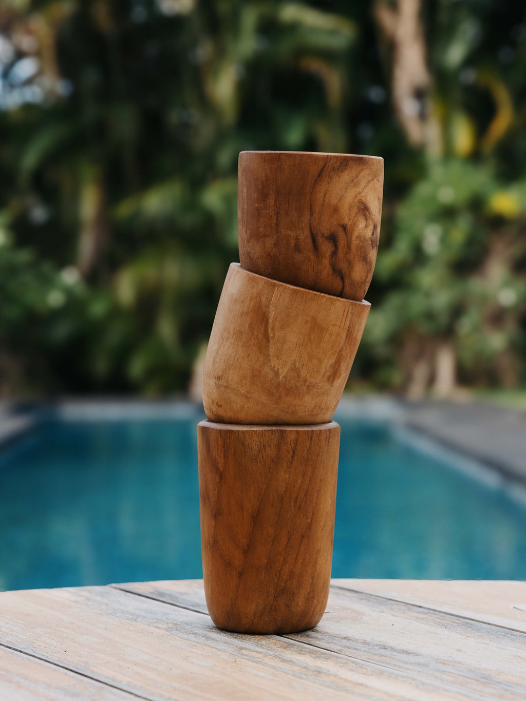 Teak Wood Cup