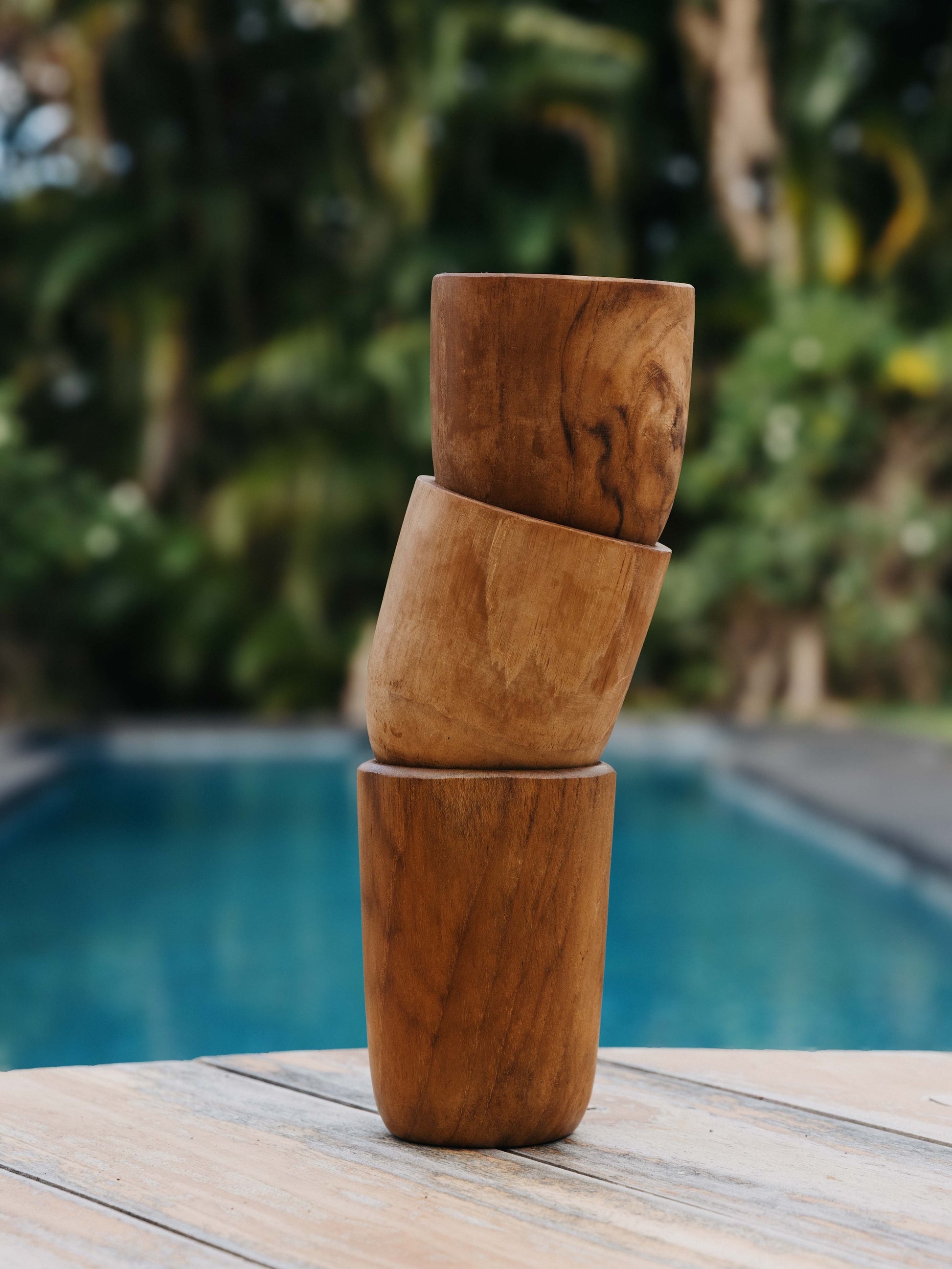 Teak Wood Cup