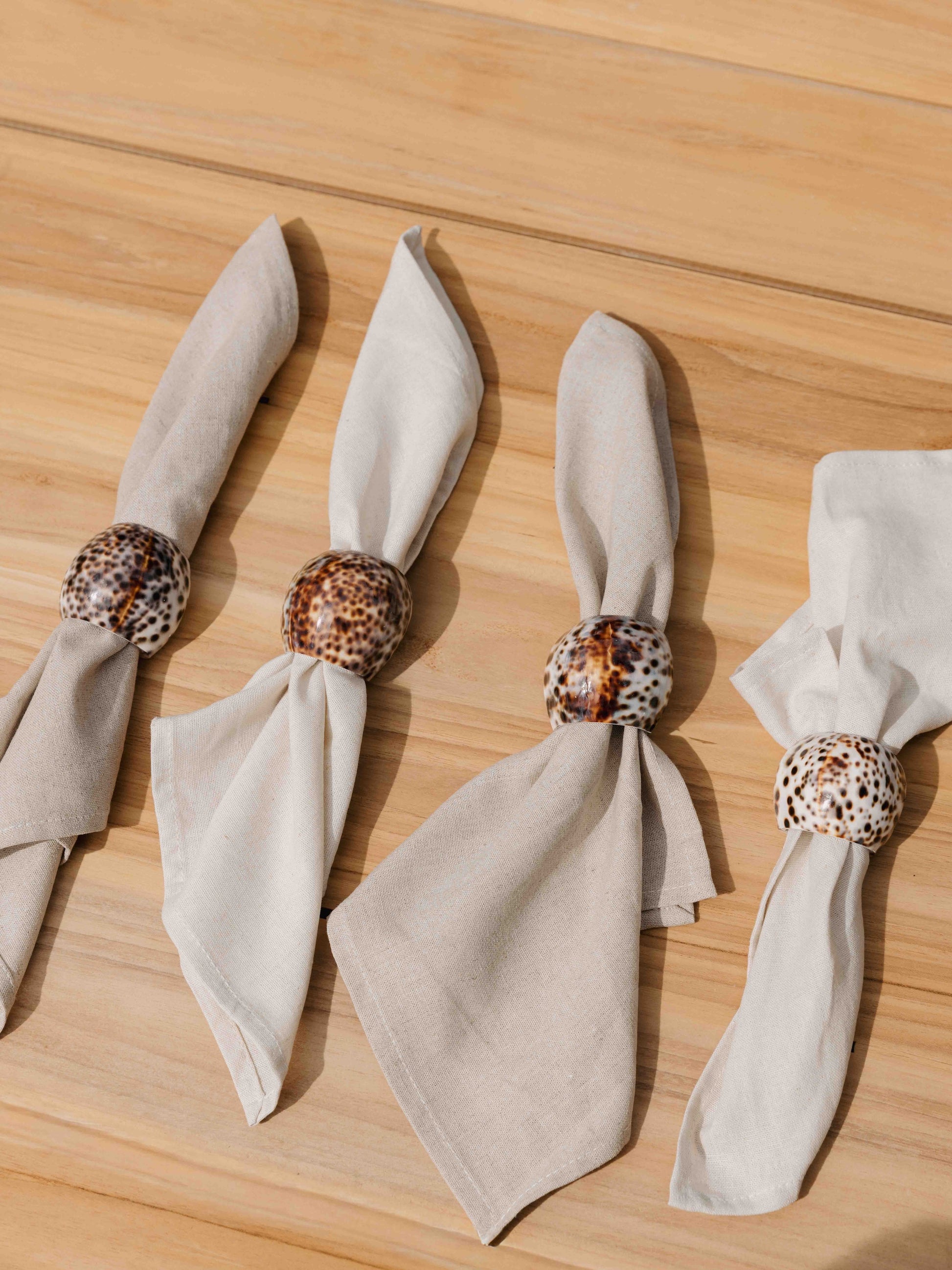 Cowrie Shell Napkin Ring