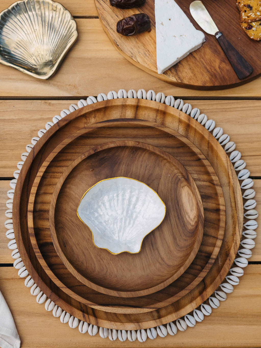 Handcrafted Teak Wood Plate