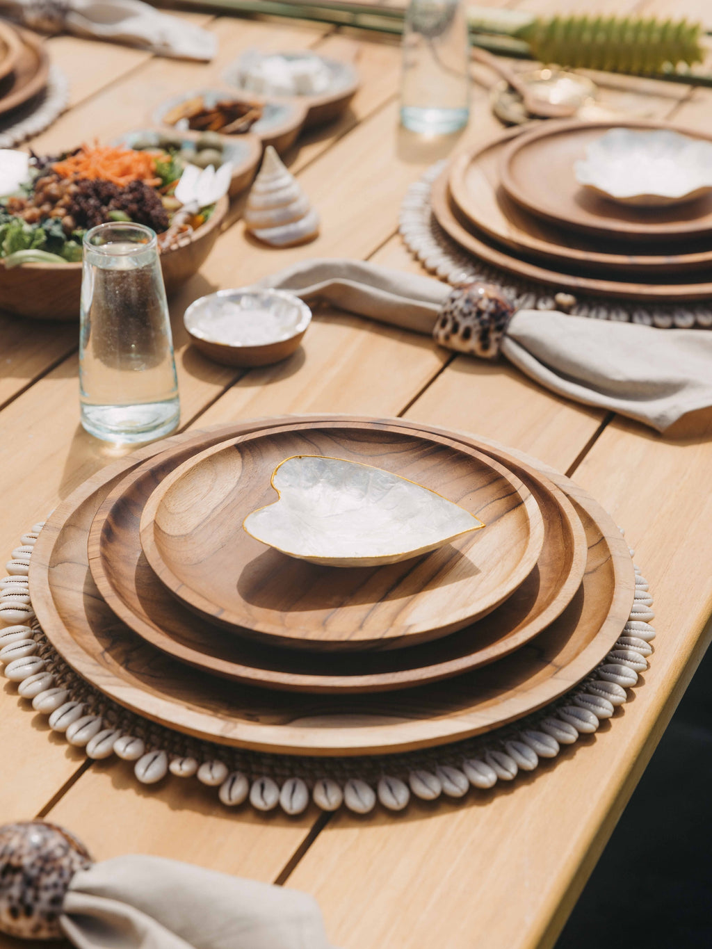 Handcrafted Teak Wood Plate