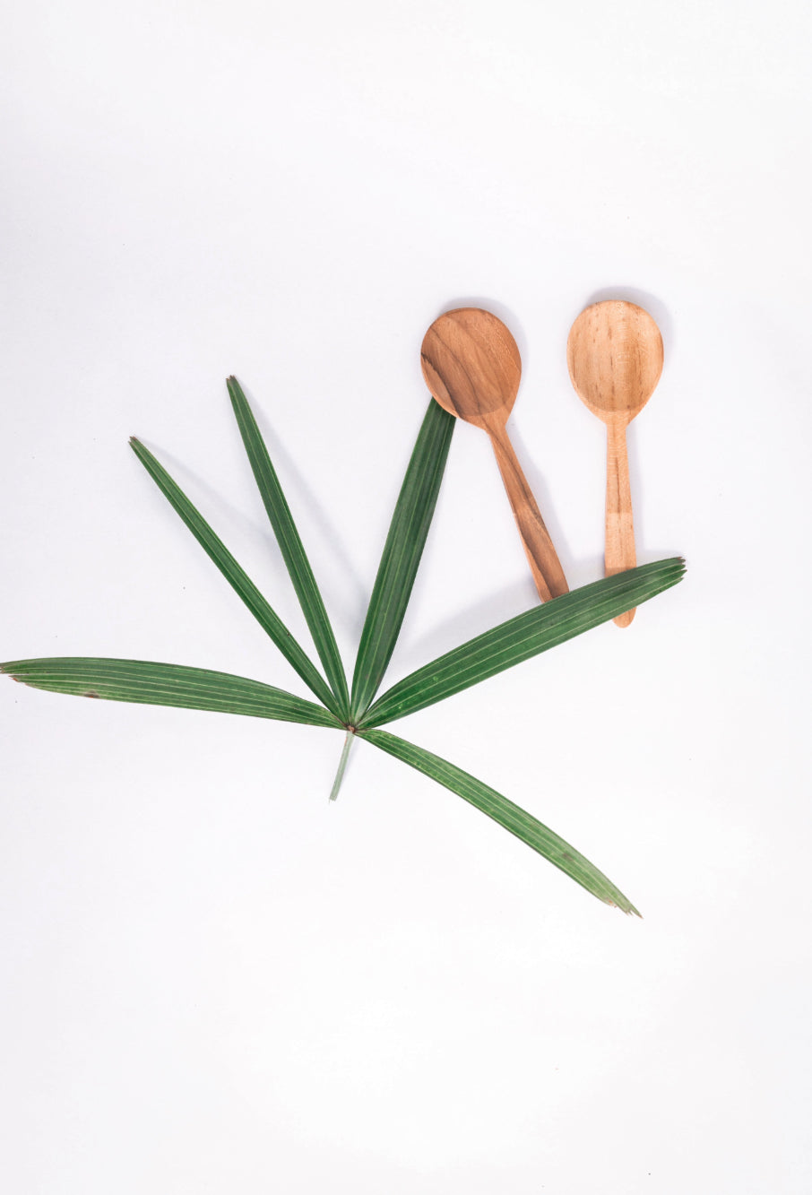 Short Stubby Teak Wood Spoon