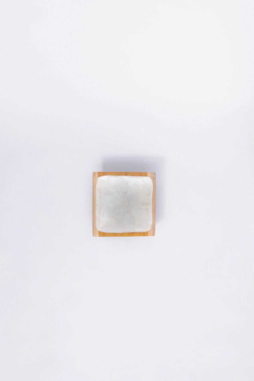Teak & Mother of Pearl Square Dish