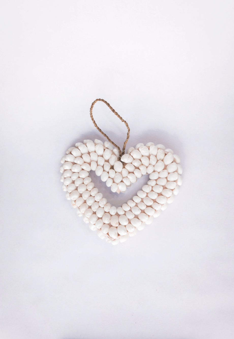 Shell Heart Hanging Decor