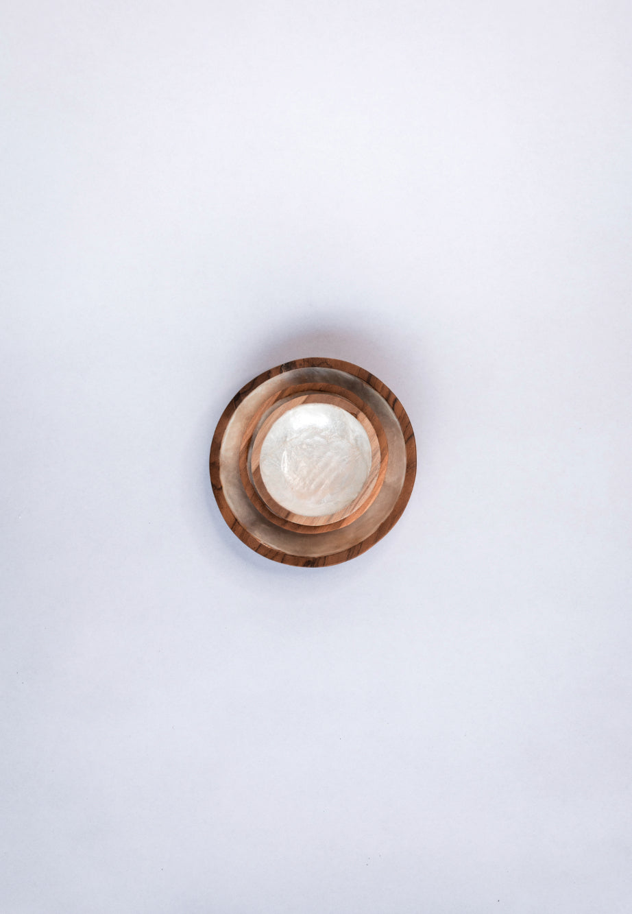 Teak & Mother of Pearl Bowl