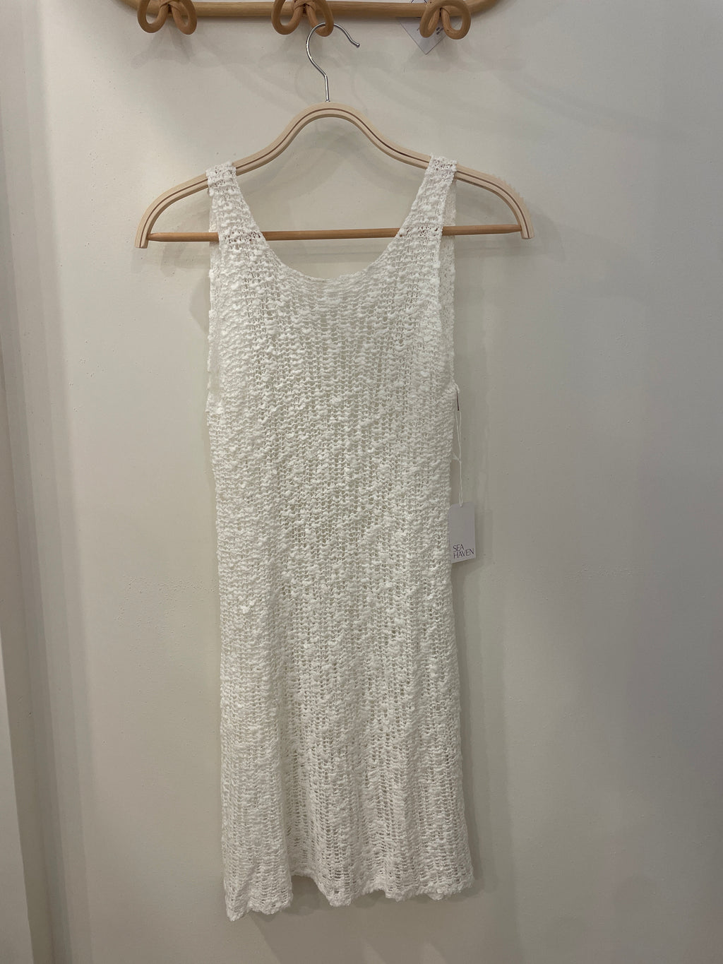 Crochet Low Back Mini Dress