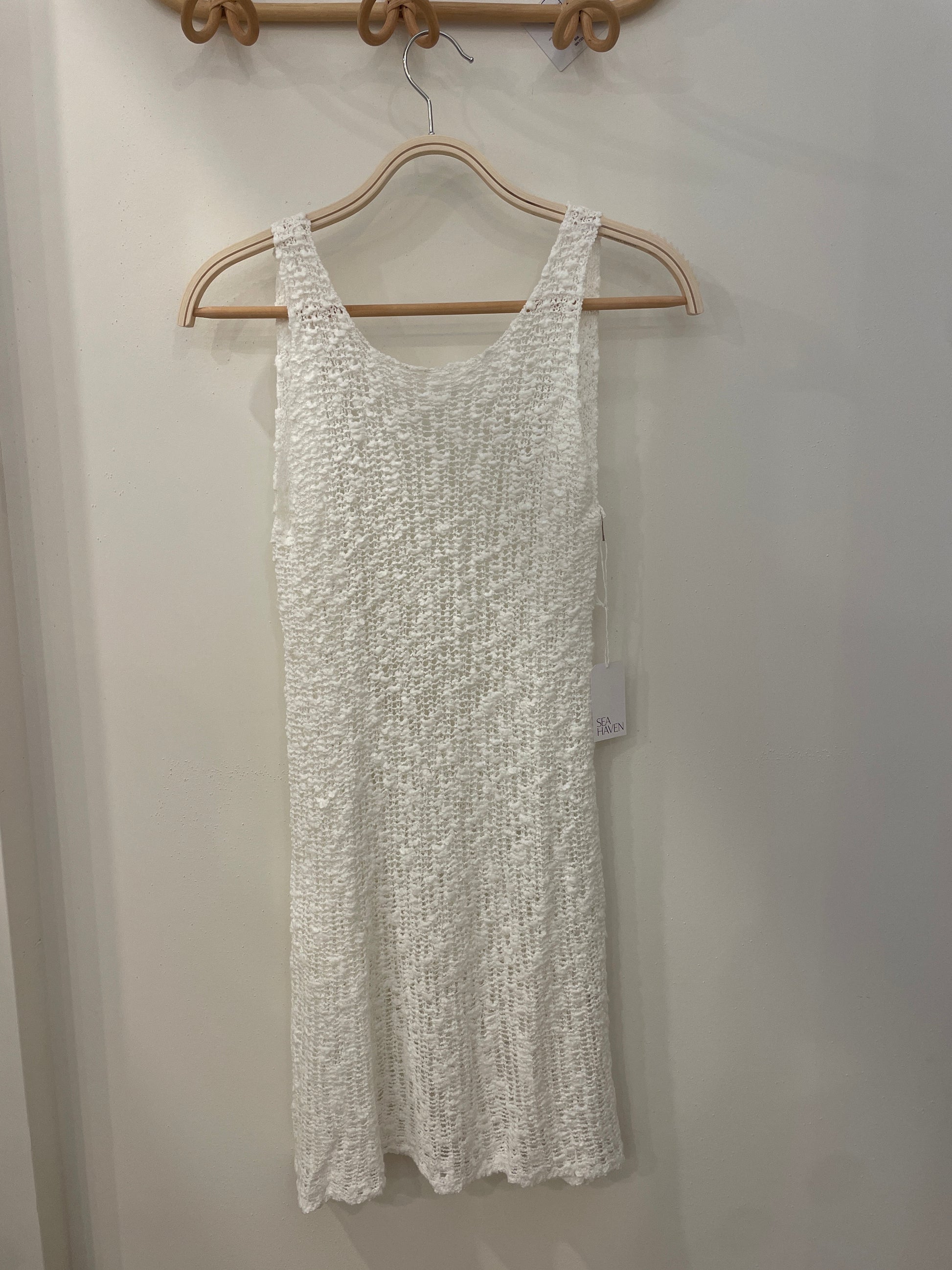Crochet Low Back Mini Dress