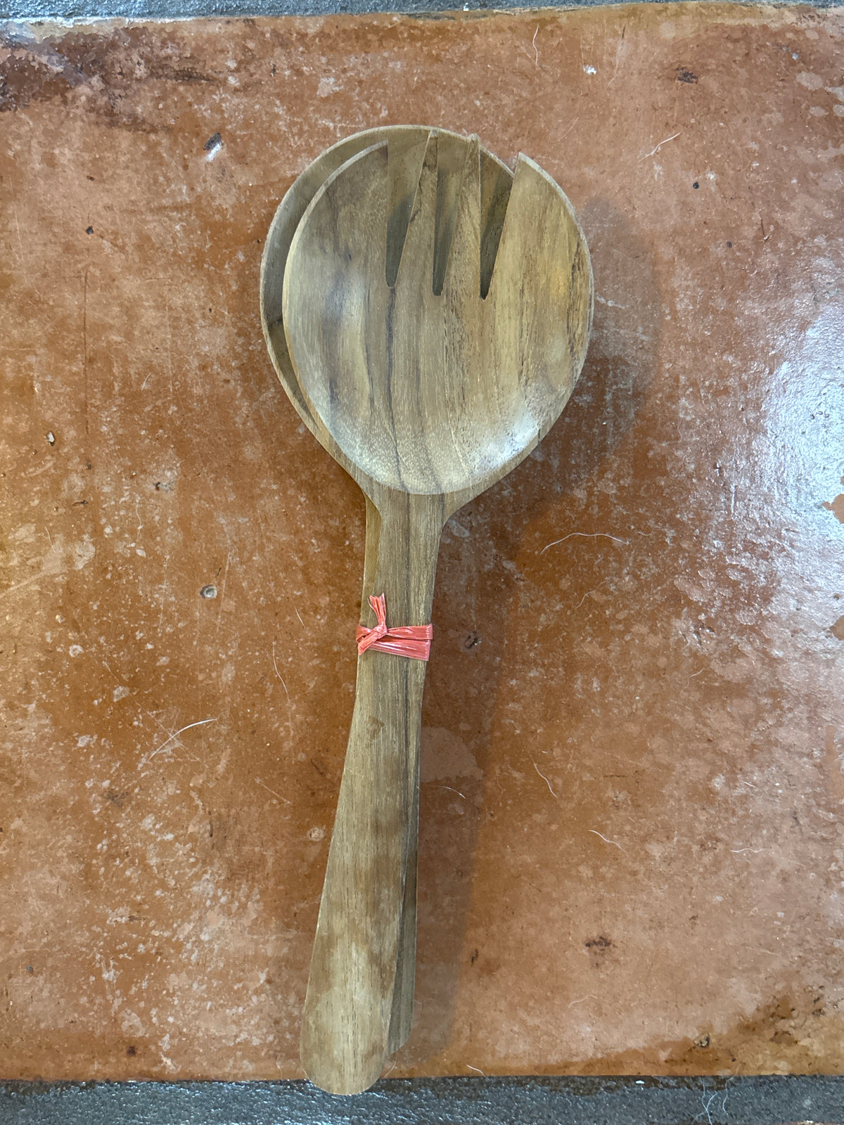 Teak Wood Salad Tossers