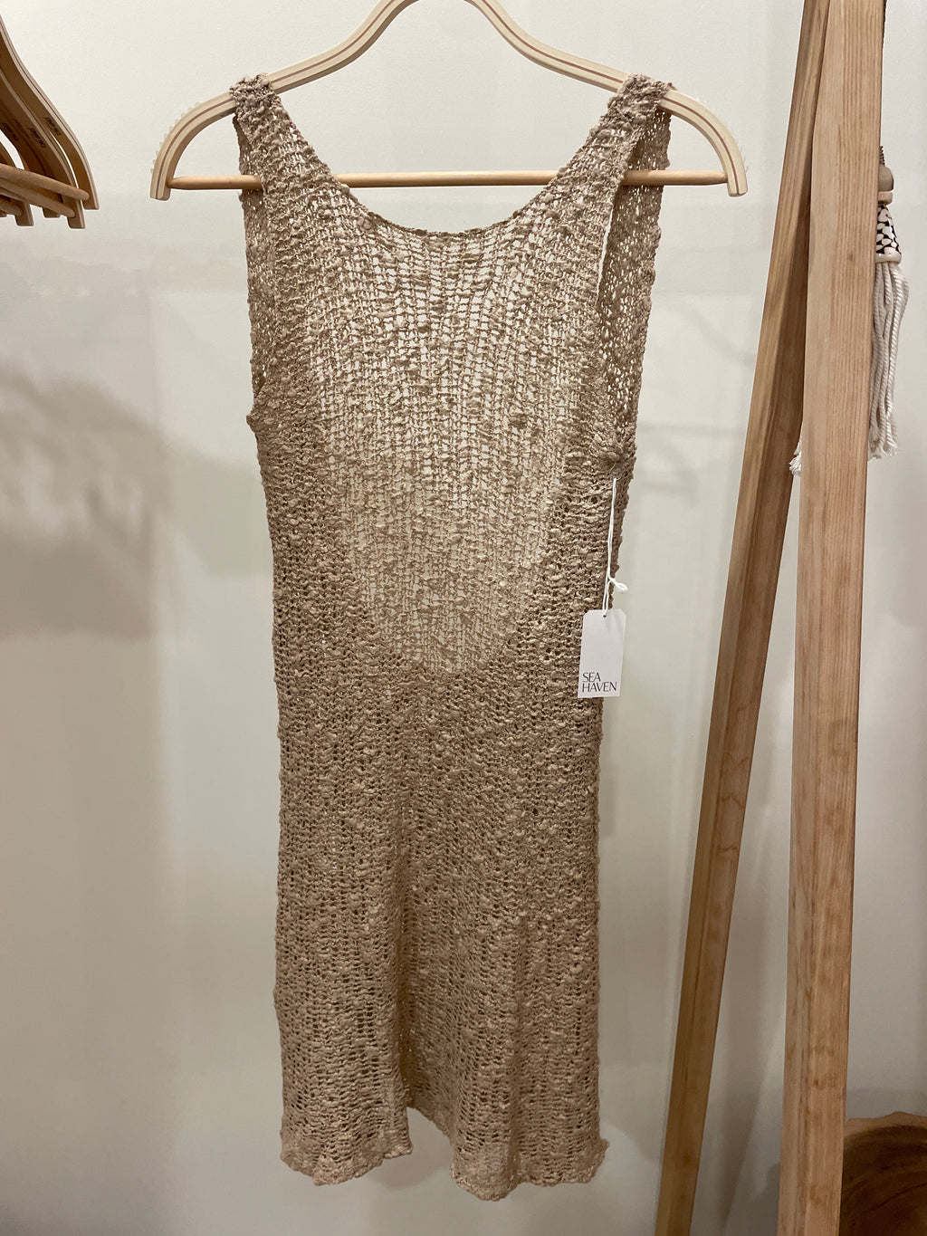 Crochet Low Back Mini Dress