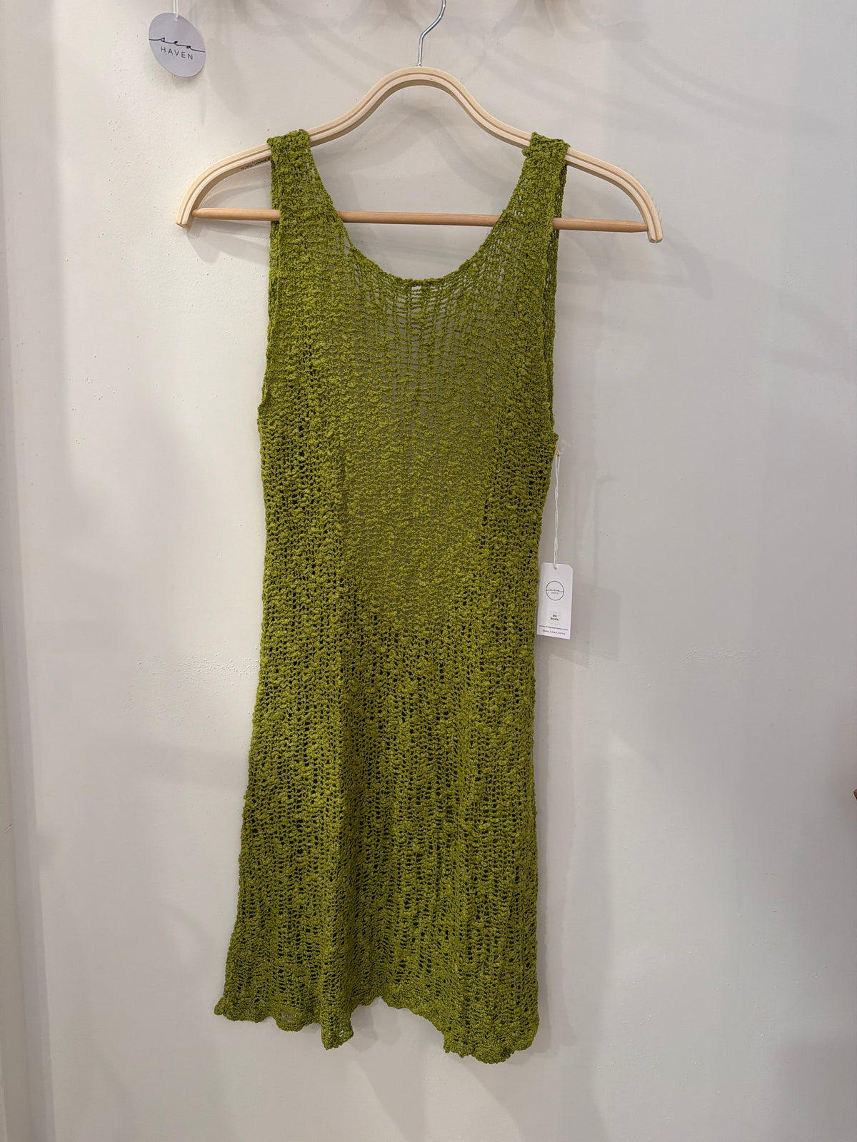 Crochet Low Back Mini Dress