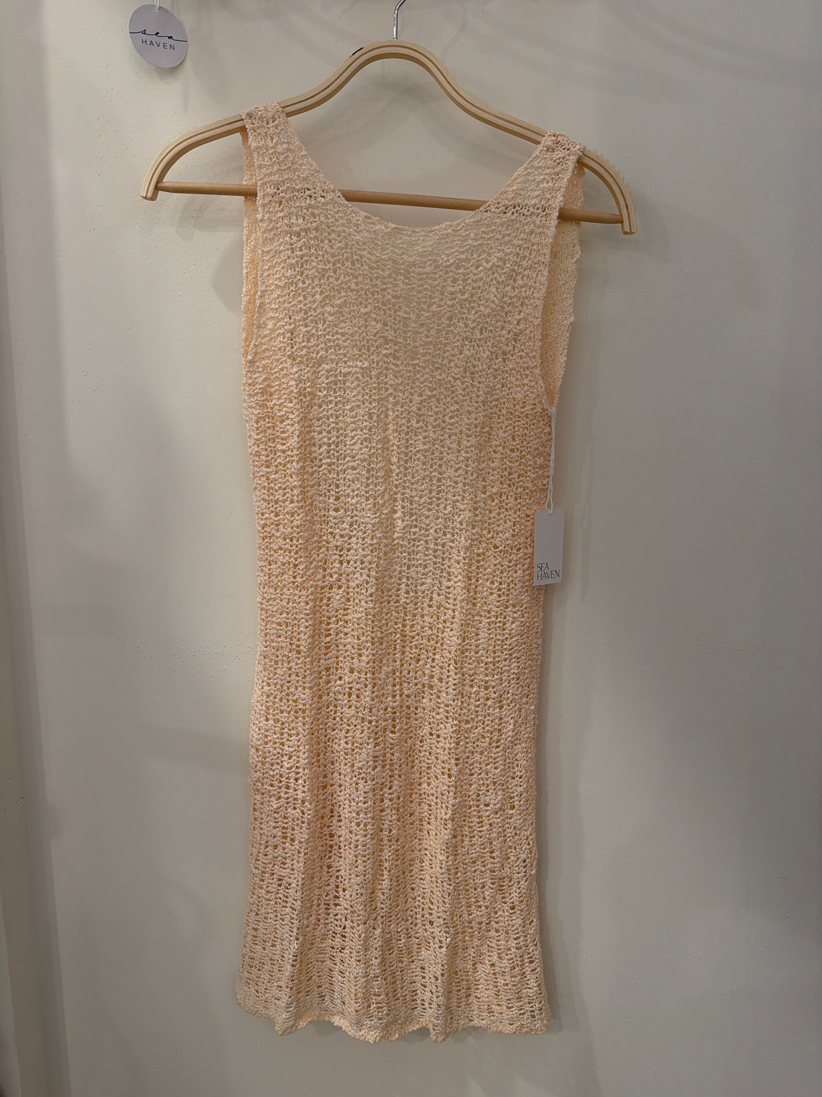 Crochet Low Back Mini Dress