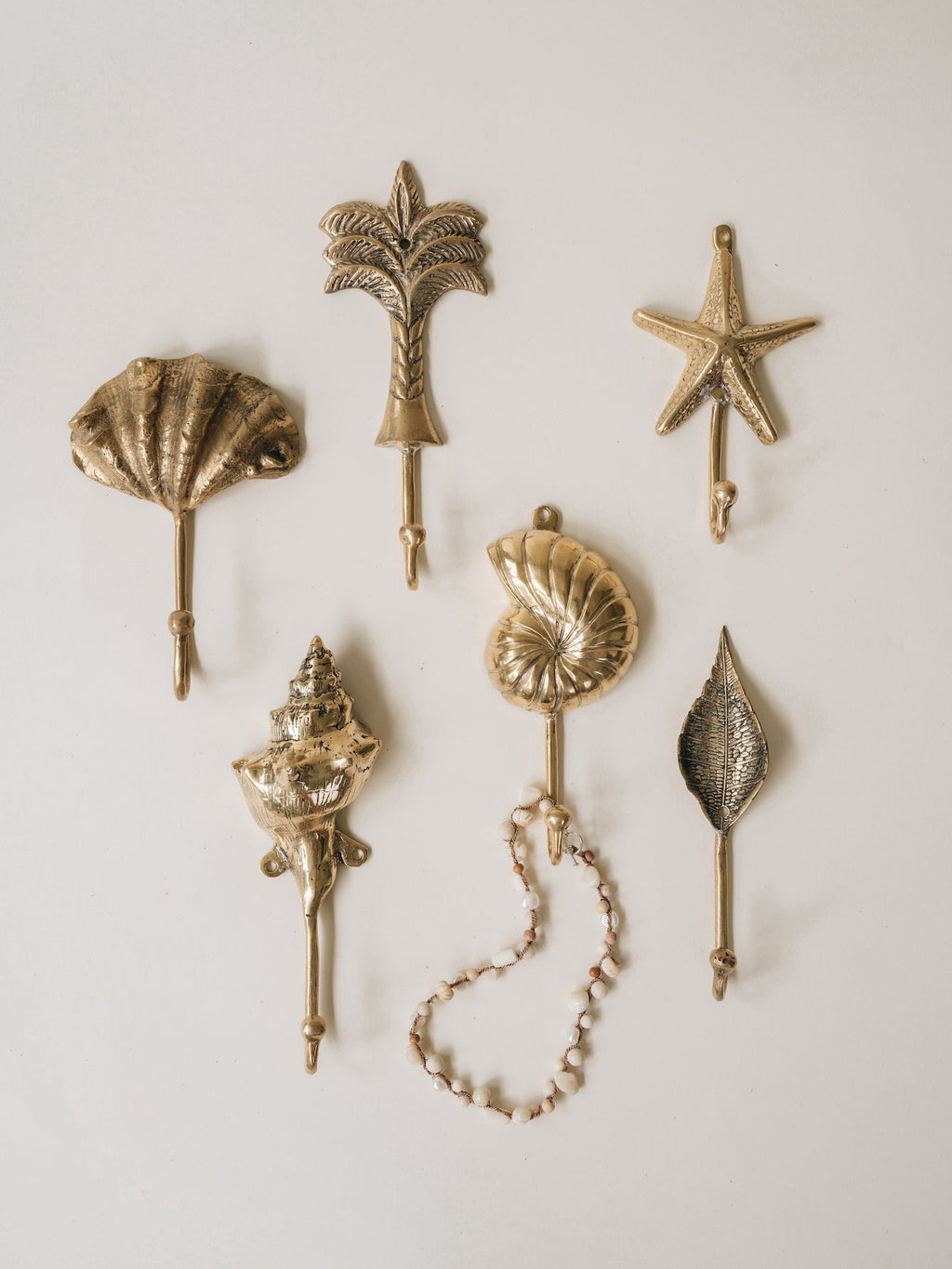 Tropical Brass Hooks