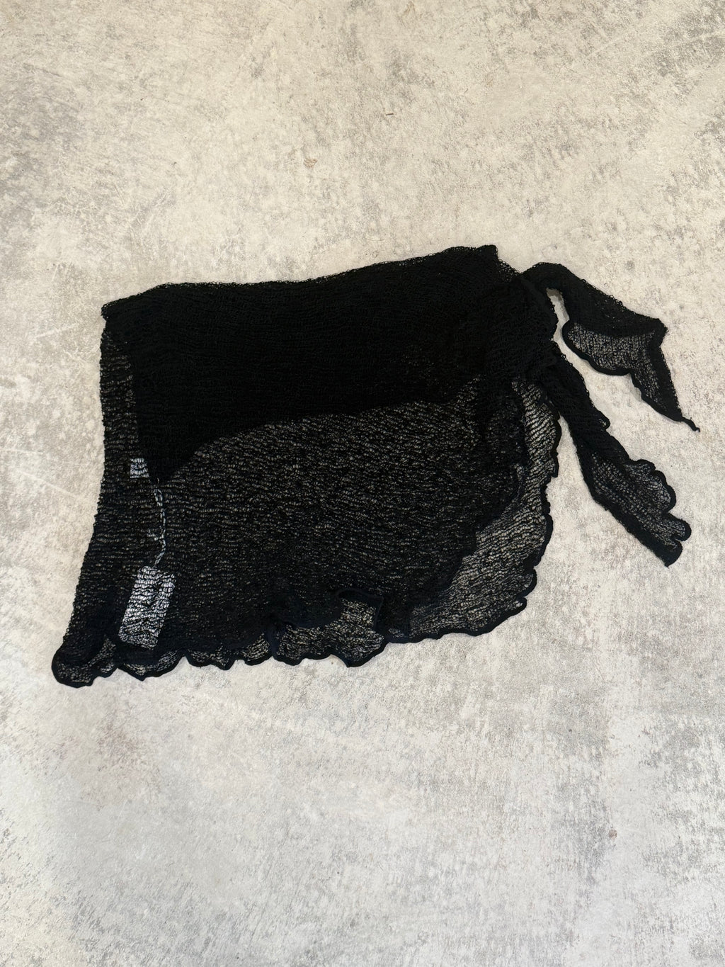Knit Tie Wrap Skirt