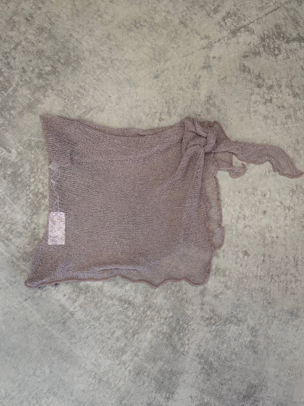 Knit Tie Wrap Skirt