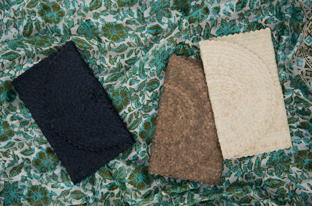 Rattan Envelope Clutch