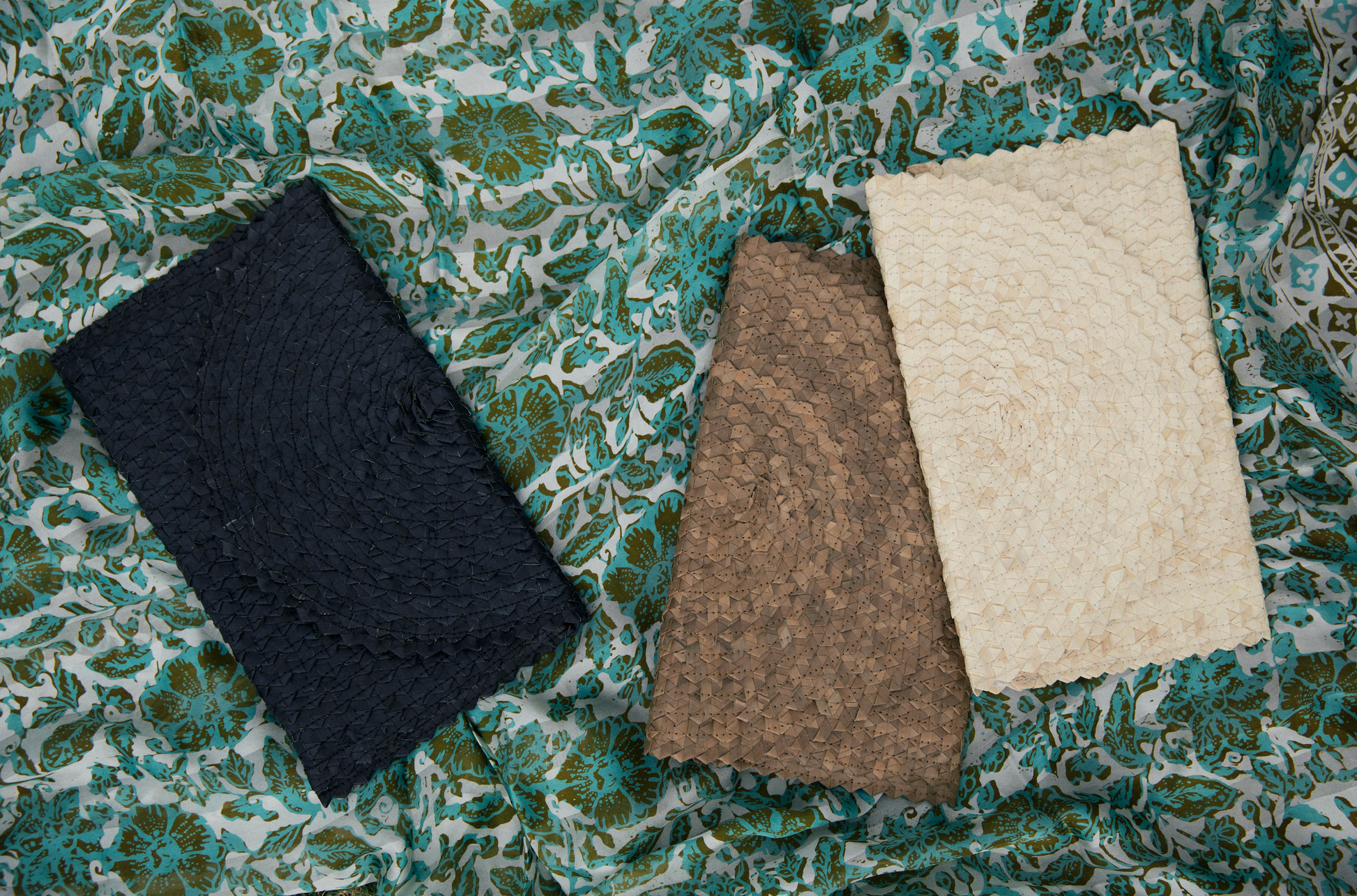 Rattan Envelope Clutch