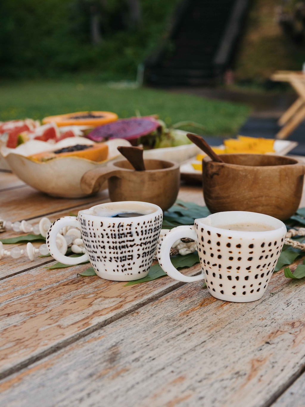 Hebrew Cone Shell Espresso Cups