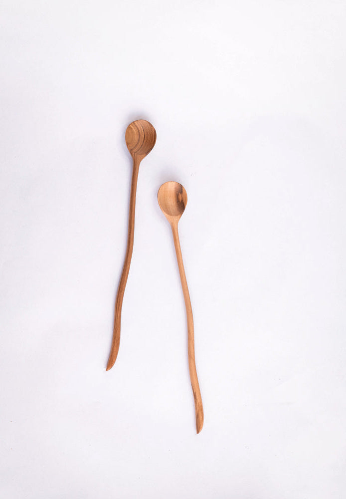 Long Teak Wood Spoon