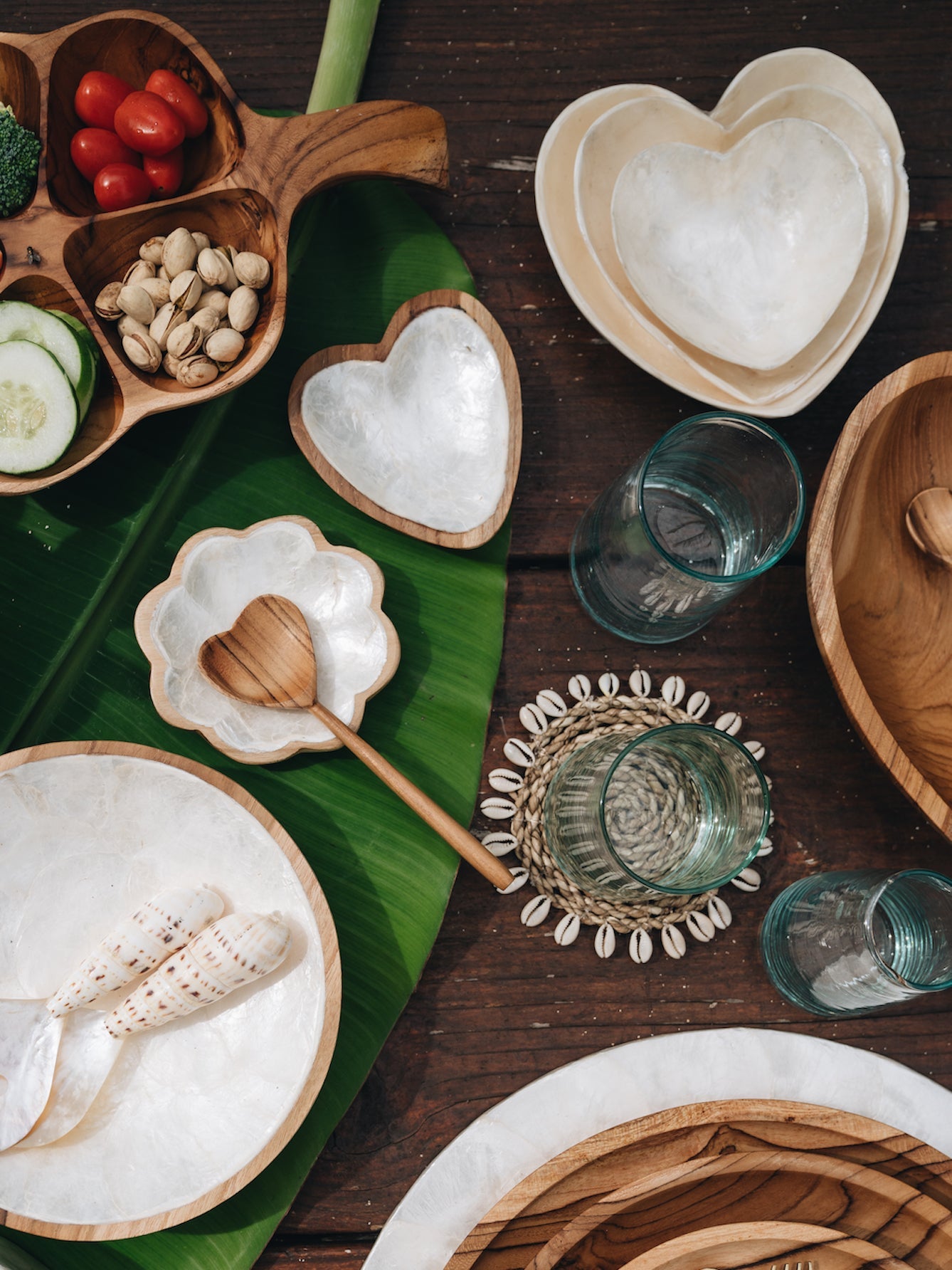 Mother of Pearl Heart Bowl